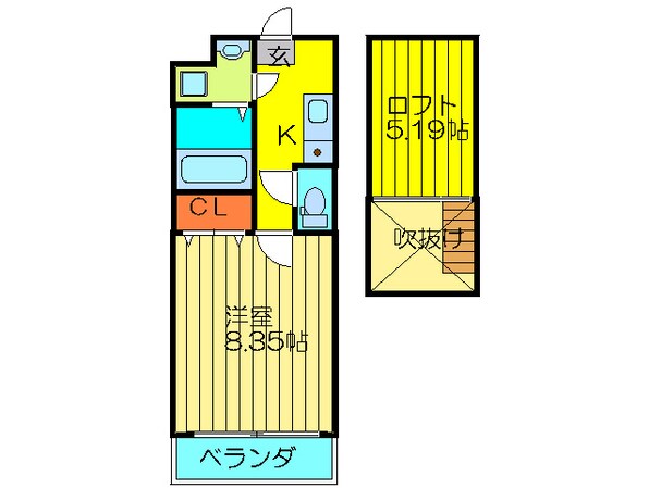 スリ－ブランチの物件間取画像